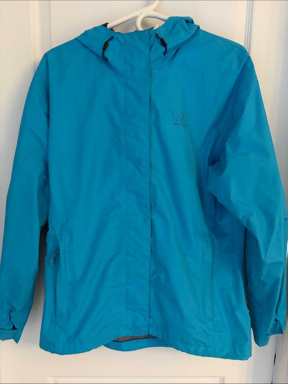 Helly Hansen Women’s Bright Teal Waterproof Rain Jacket